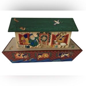 Hallmark‎ Vintage Noah's Ark Box Storage 13x9